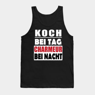 Koch Chefkoch Gemüse Küche Profi Kochen Tank Top